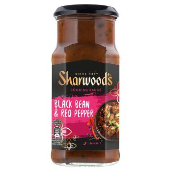Sharwoods Black Bean Red Pepper Cooking Sauce