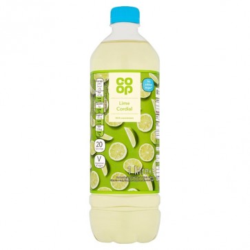 Co Op Lime Cordial