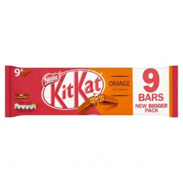 Kit Kat Orange 2 Finger 9pk