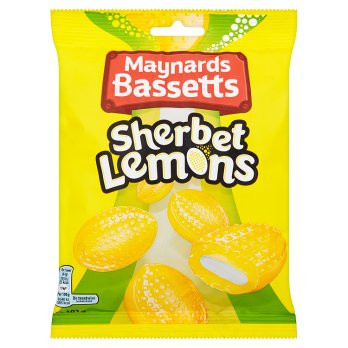 Maynards Bassetts Sherbet Lemons Bag 