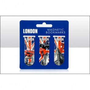 Magnetic Bookmarks - London Theme - Set of 3
