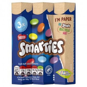 Nestle Smarties Tube 3pk