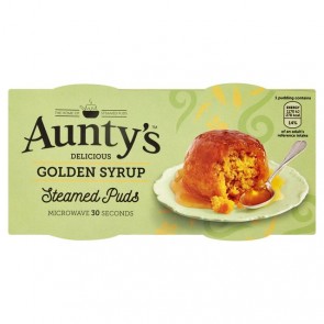 Auntys Golden Syrup Pudding Duo