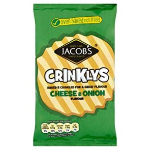Jacobs Crinkleys Bag Cheese & Onion