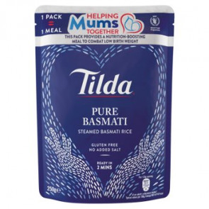 Tilda Basmati Ready Cooked Rice Pouch (UK Version)